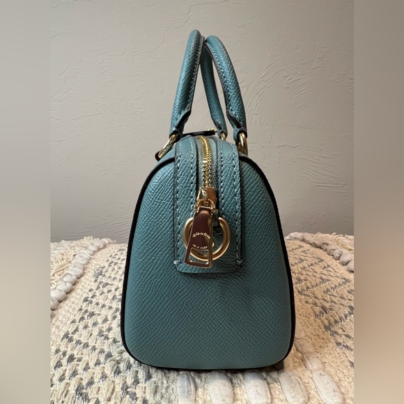 Nwt Authentic Coach Mini Rowan In Marine Crossbody Satchel Bag - Picture 6 of 12